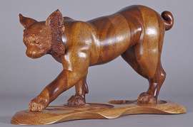 Bill Heynen - Woodcarver / Sculptor - Bobcat_thumb